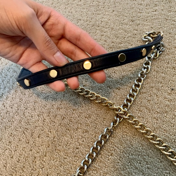 Rebecca Minkoff 3 Zip Navy Leather Crossbody - Picture 9 of 13